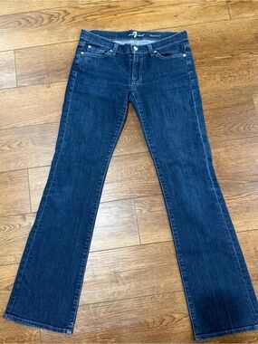 7 For All Mankind Indigo Flare Jeans